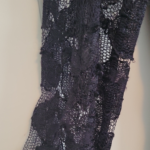 Diane Von Furstenberg Black Floral Lace Dress - Picture 3 of 6